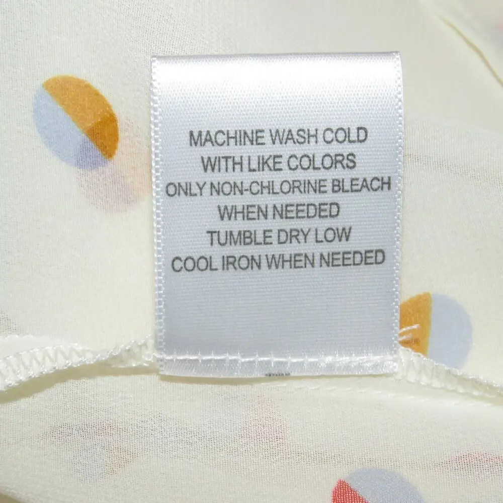 Modcloth Cream Polka Dot Print Be Buzzworthy Button Up Top - Picture 11 of 11